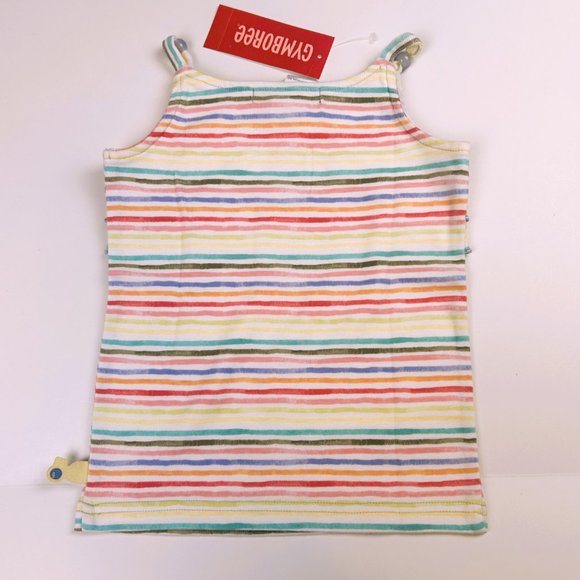 NWT Gymboree Girl " Bonjour Provence " Floral Knit Capri & Multi Stripe Tank 3 - Picture 6 of 6